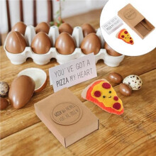 2X Pizza Boxes Friendship Inspired Pizza Toy Gift Box - Cute Novelty Present
