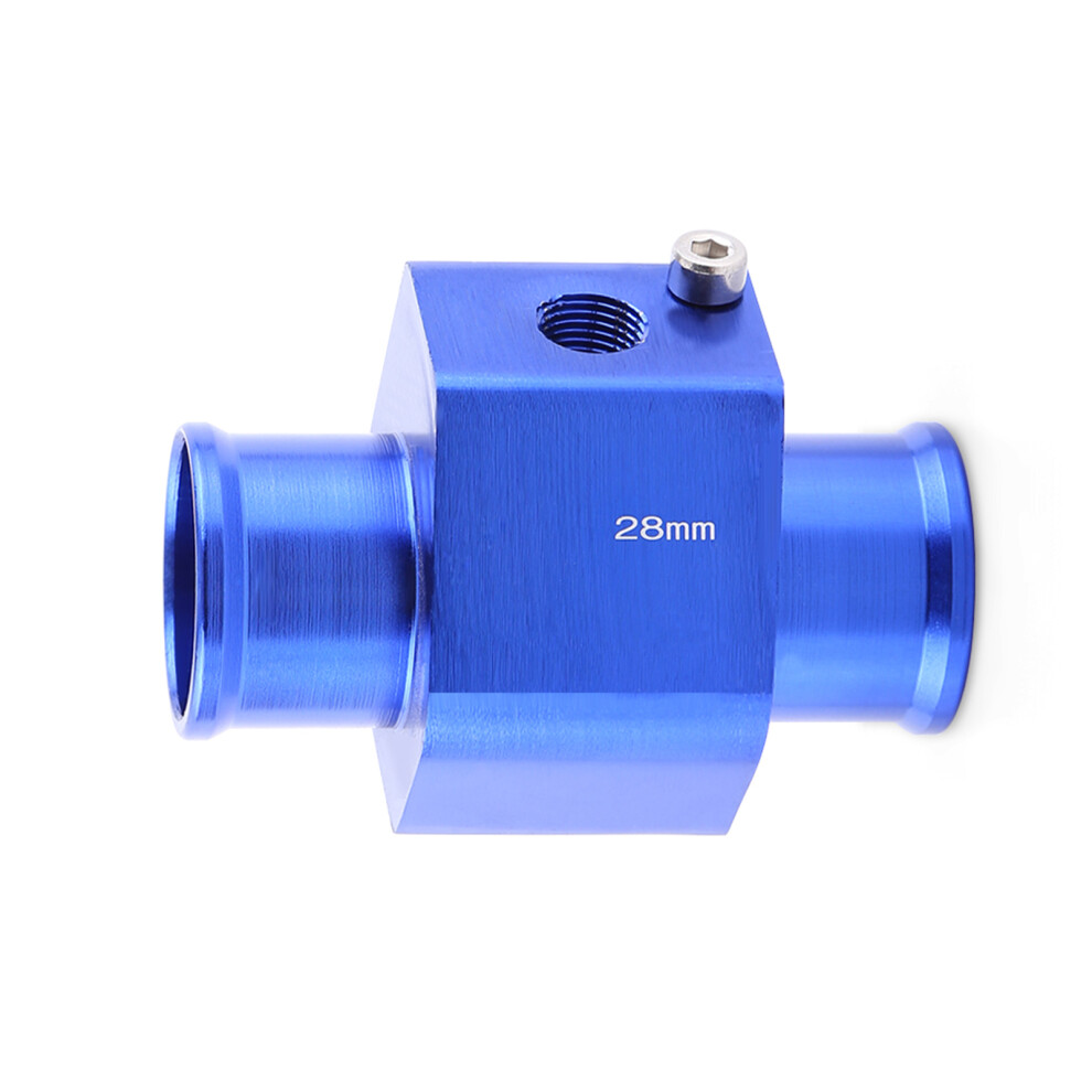 Anodized Car Water Temp Joint Pipe 28Mm Blue 7293282198159