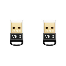 2X USB 6.0 Adapter BLE Musik Audio Empfänger Sender für Lautsprecher Tastatur Maus Kopfhörer Drucker