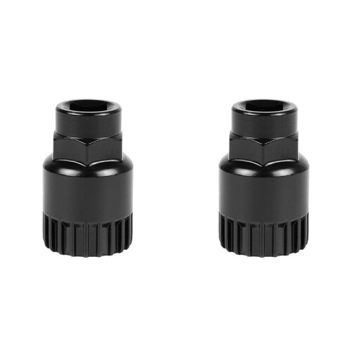 2X Bicycle 20 Teeth Bottom Bracket Remover Puller Tool Black for Mountain Bike Bicycle Repair Tools 1