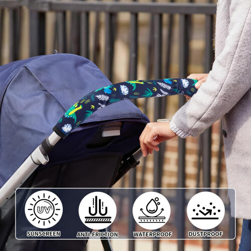 2PCS Pram Handle CoversPushchair Handle CoversStroller Handle CoverBab