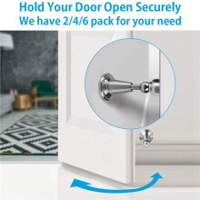 3X ,Magnetic Door Stop Silent Buffer Door Suction Stainless Steel Hydraulic Door Suction