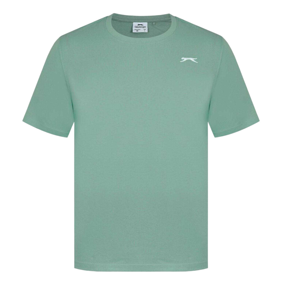 Slazenger (Xl, Light ) Mens 3D Logo T-Shirt Green
