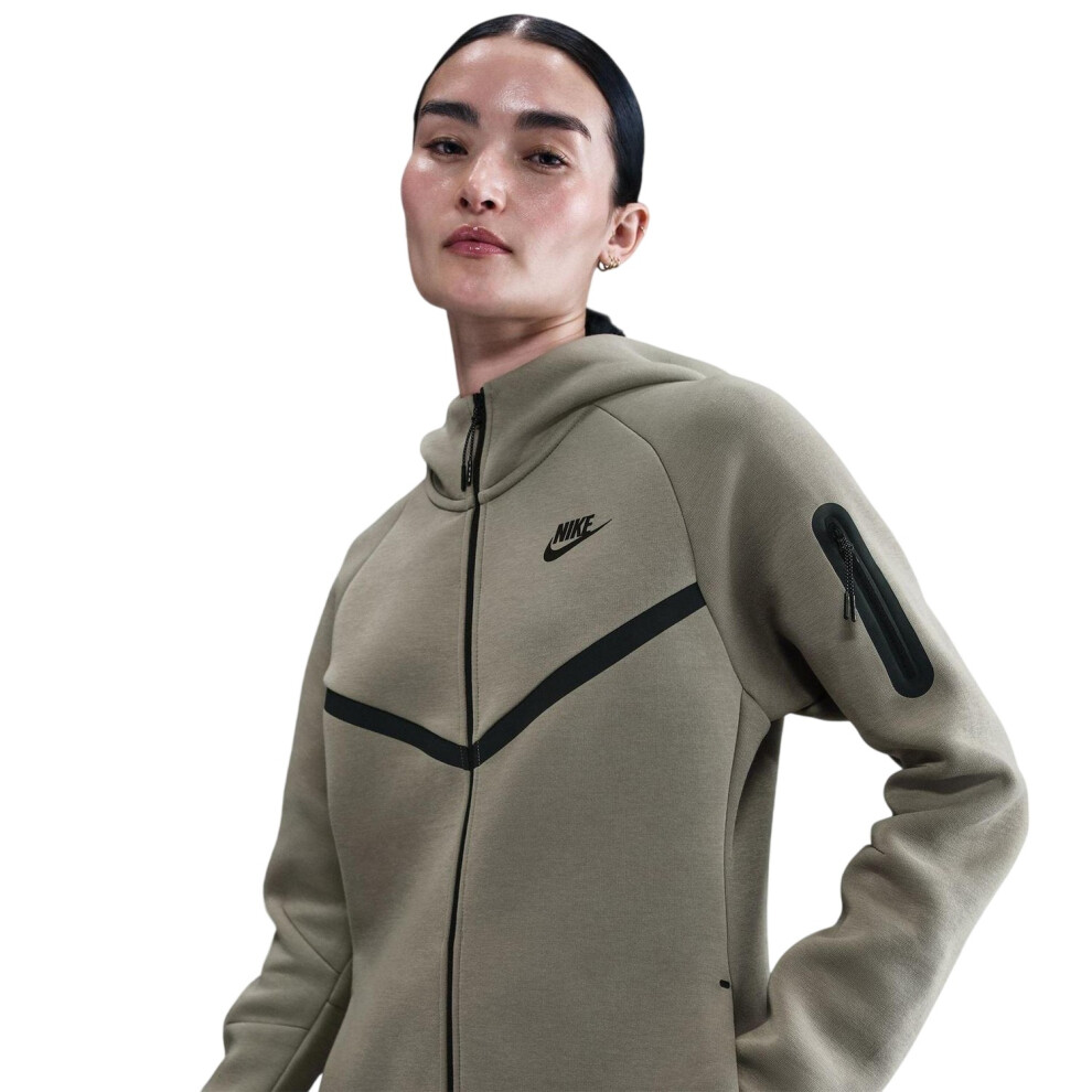 Nike (S, Army) Womens/Ladies Windrunner Tech Fleece Full Zip Hoodie Multicoloured