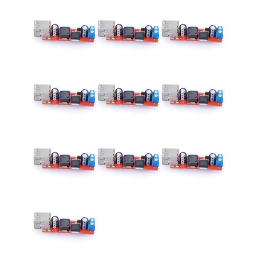 10X Convertitore Dual USB 9V / 12V / 24V / 36V A 5V - 3A Step Down Power Module