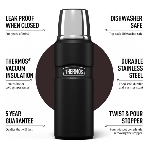 Thermos Thermos Stainless King 470ml Multi-Purpose Thermos Flask 1
