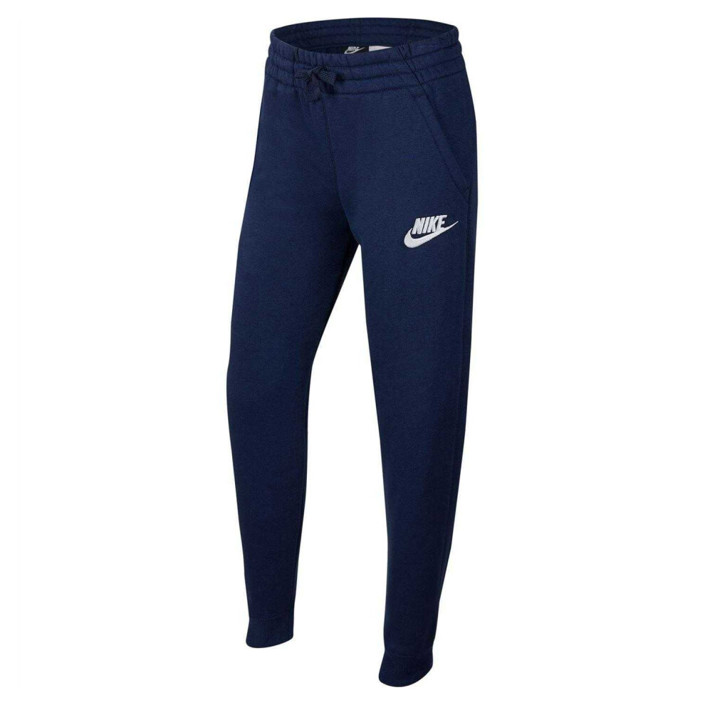 Nike (13 Years, Navy) Childrens/Kids Fleece Jogging Bottoms Blue,Multicoloured