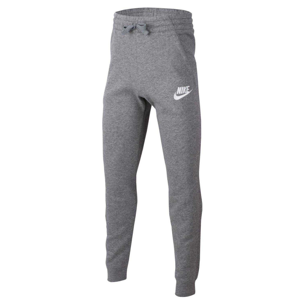 Nike (13 Years, ) Childrens/Kids Fleece Jogging Bottoms Grey