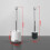 Ibergrif Silicone Toilet Brushes & Holders, Quick Drying, Deep Cleaning 3