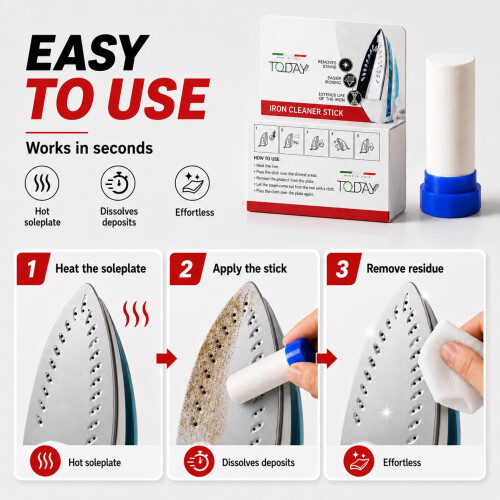 Today – Universal Iron Soleplate Cleaning Stick 2
