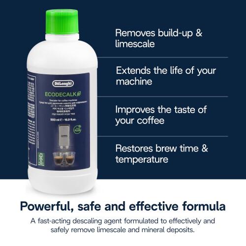 De'Longhi De'Longhi EcoDecalk - Coffee Machine Descaler 5 Decalcification Doses 2