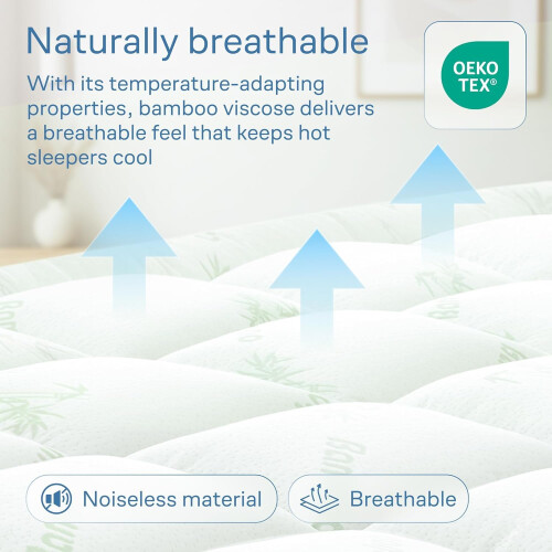 Mattress Topper Cloud-Like Comfort - Ultra-Soft - Breathable 2