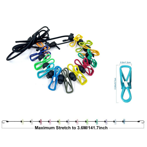 Portable Clothesline - Retractable Clothesline for Travel 2
