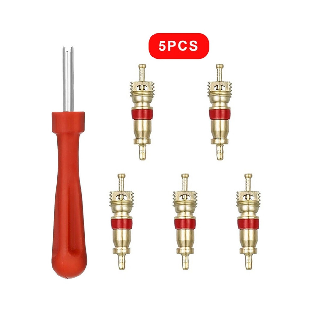 (A) 33Pcs/Set Tyre Valve Core / Remover Removal Tools For Car Or Bike Repair 6951617014147