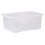 Wham Wham Crystal 5 x 45L Stackable Plastic Storage Boxes with Lids | Ideal for Home, 2