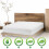 Starlight Beds Sprung Small Single Mattress with Memory Foam Layer. 18cm Deep So 6