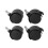 Set of 20 Screw in Caster Wheels - 10 with Lock Function 2