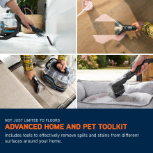 Vax SpotWash Home and Pet Spot Cleaner, Upholstery, Sofa, Stairs, Home, Car, Rug, Stain Cleaning Small Handheld Shampooer Machine, Additional Solutio
