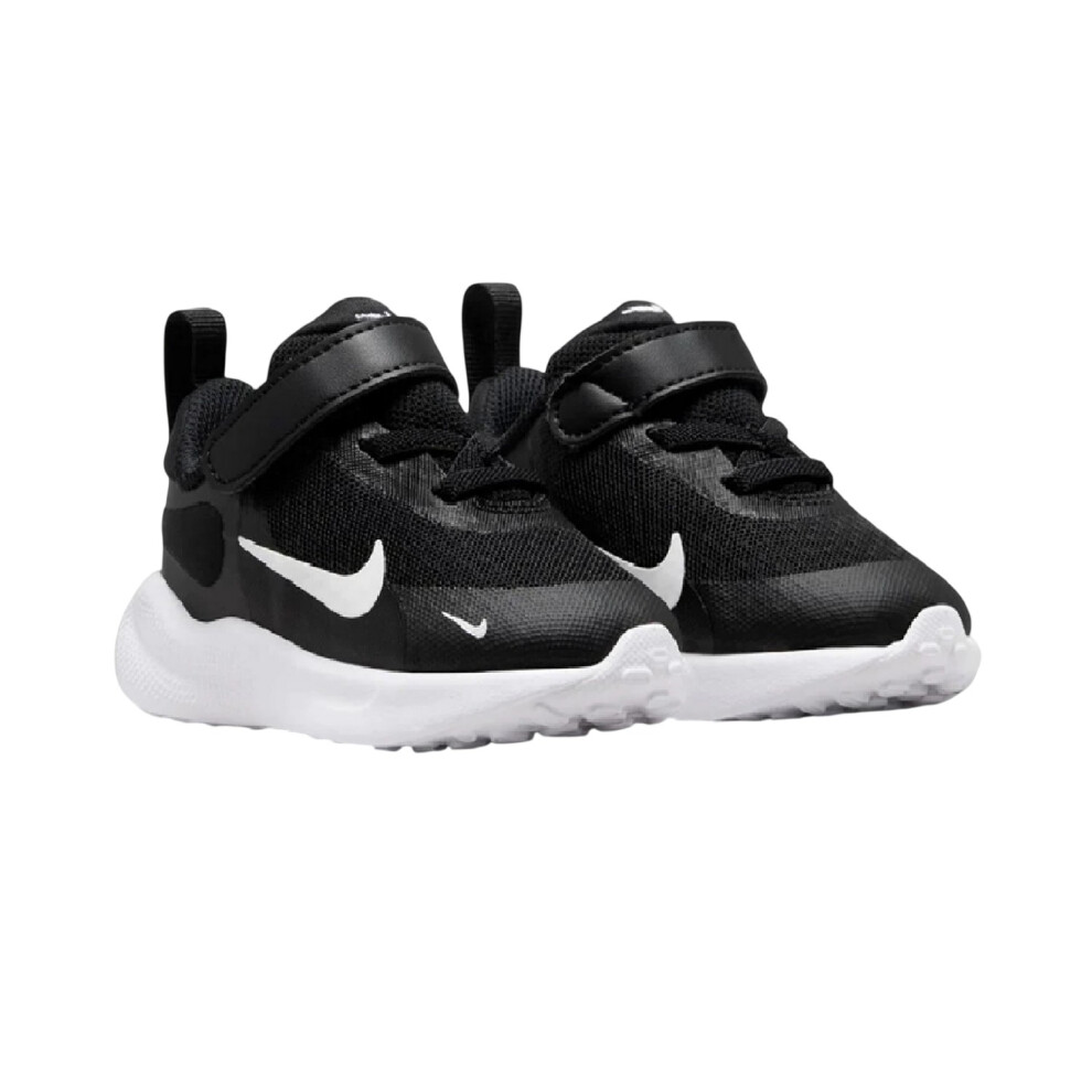 Nike (5 Uk Child, Black/White) Toddler Revolution 7 Shoes
