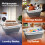 Klass Home Collection 58L Large Collapsible Laundry Baskets Plastic 6
