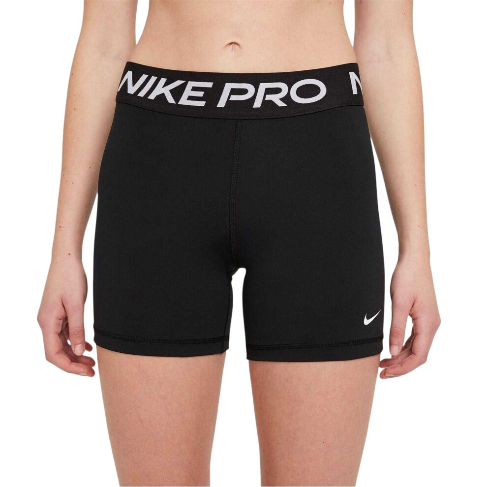 Nike (12 Uk S, ) Womens/Ladies Pro Snug Fit Compression Shorts Black