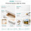 Exerz 24x30cm Pre Stretched Canvas 5 Pack 280gsm Cotton Painting 5