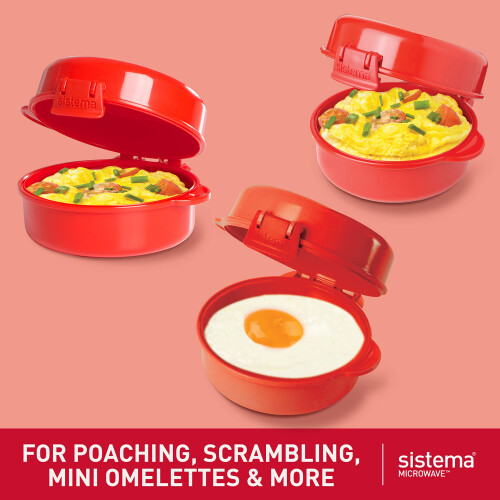 Sistema Sistema Easy Eggs Microwave Egg Cooker - 270 ml 1