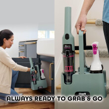 Shark StainForce Cordless Spot Cleaner Lightweight & Portable Spot, Stain, & Odour Eliminator for Carpets, Upholstery, with Storage Caddy, Accessorie