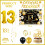 13th Birthday Decorations Black Gold 1