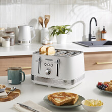 Morphy Richards Illumination 4 Slice Toaster 7 Toast Settings Browning Cont