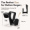 HOUSE DAY Space Saving Hangers 60 Pack, Smart Hangers for Clothes, Black 2