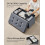 Songmics SONGMICS Storage Ottoman - Foldable Small Ottoman Foot Rest 5