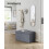 Songmics SONGMICS Storage Ottoman - Foldable Small Ottoman Foot Rest 2