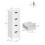 VASAGLE VASAGLE Bathroom Floor Storage Cabinet 1