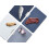 Joseph Joseph Joseph Joseph Folio 4-Piece Colour coded Chopping Board Set, Slimline case for organised storage, Large - Graphite 5