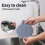 2 Pack Silicone Bathtub Stopper - 6" Extra Large Sink Plug 4