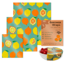 (Style F) Reusable Beeswax Wrap Eco-Friendly Beeswax Food Wraps Zero Waste Bread Sandwich Food Wrap Organic Plastic-Free Food Storage