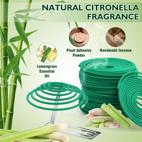 SCENTORINI Citronella Coils with Metal Holder 1