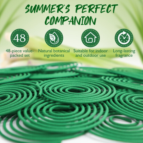 SCENTORINI Citronella Coils with Metal Holder 2