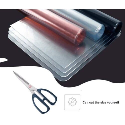 VITA FELICE PVC Table Protector Clear Plastic Waterproof Table Cover 2