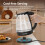 Aigostar Glass Electric Kettle with Blue Illumination 6