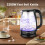 Aigostar Glass Electric Kettle with Blue Illumination 2