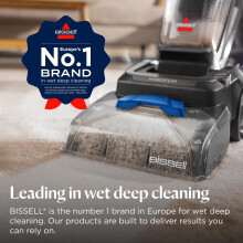 BISSELL PowerWash HydroSteam, Upright Carpet Cleaner, Carpet Washer, Steam-Enhanced Carpet & Upholstery Cleaner, HydroSteam Technology, Corded, For