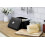 Swan Swan SWKA1010BN Bread Bin, Metal, Black (Retro) 6