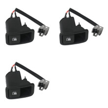 3X Zwarte Tankdop Brandstofgasdeurontgrendelingsschakelaar voor  Santa Fe 2007-2009 93555-2B000WK
