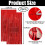 2PCS Tinsel Curtains Foil Backdrop 3.2 x 6.5ft 2