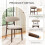 COLAMY Modern Dining Chairs Set with Wooden Legs 2