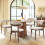 COLAMY Modern Dining Chairs Set with Wooden Legs 5
