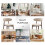 COLAMY Modern Dining Chairs Set with Wooden Legs 6