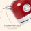 Haden Haden Jersey Red Kettle - 1.5L Temperature Gauge & indicator Light 4